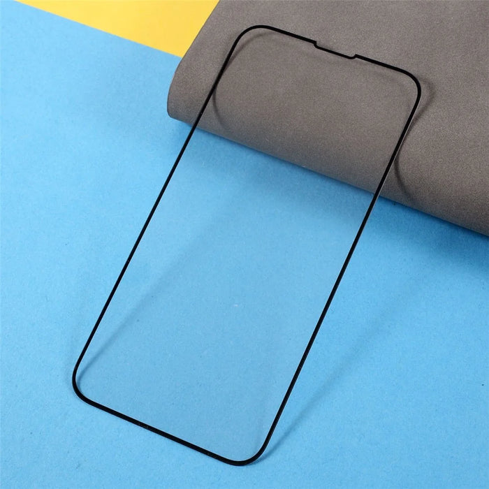 RURIHAI for iPhone 13 / 13 Pro / 14 Full Glue Full Size Solid Defense Tempered Glass Screen Protector 9H 0.26mm 2.5D Arc Film - 7
