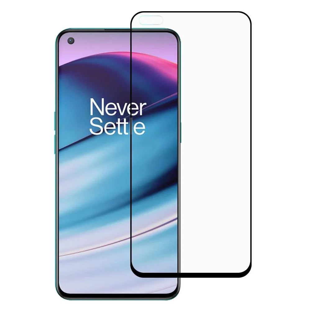 RURIHAI for OnePlus Nord CE 5G 0.26mm 2.5D Solid Defense Full Glue Tempered Glass Screen Protector 9H Film - 1