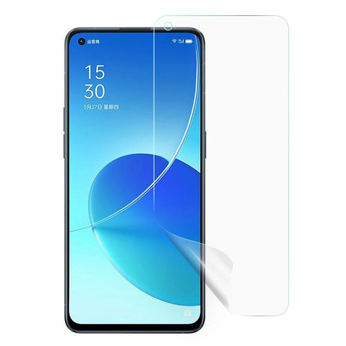 For 	Oppo Reno6 5G Full Coverage Anti-Explosion Anti-Fingerprint Soft Hydrogel TPU Screen Protector Anti-Glare Film - 1