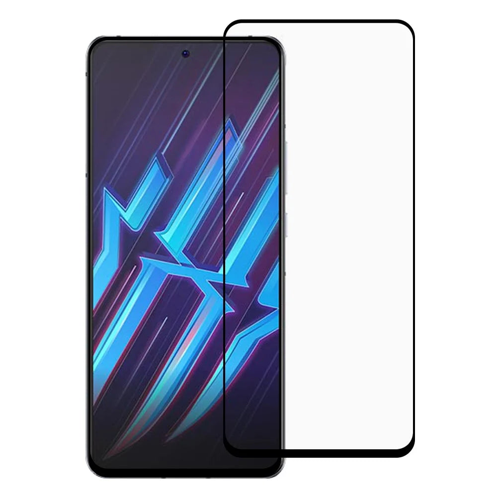Anti-Scratch Full Glue Full Screen Coverage Silk Print Tempered Glass Protector Film for ZTE nubia Red Magic 6R - 1