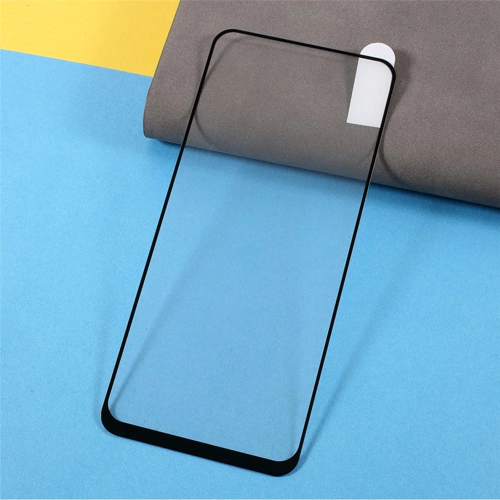 Anti-Scratch Full Glue Silk Print Full Screen Coverage Tempered Glass Protector Film for Oppo A94/F19 Pro - 3