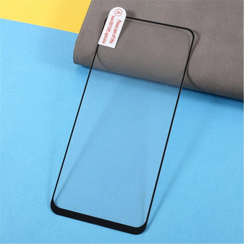 Anti-Scratch Full Glue Silk Print Full Screen Coverage Tempered Glass Protector Film for Oppo A94/F19 Pro - 6