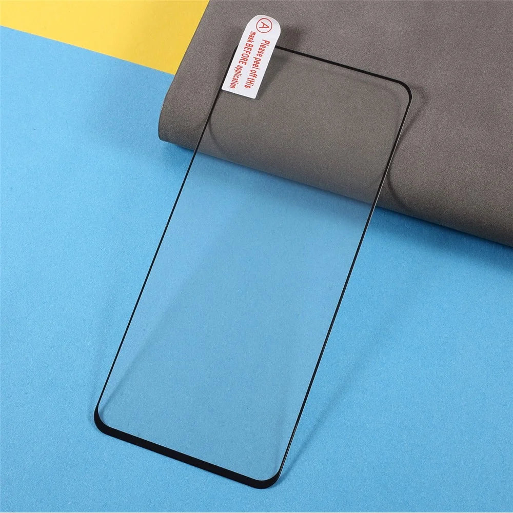 Full Coverage Full Glue Silk Print Anti-Scratch Tempered Glass Screen Protector Film for Realme GT 5G - 6