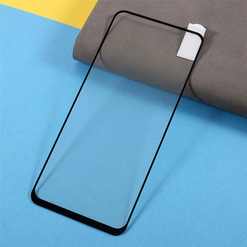 Full Glue Silk Print Anti-Scratch Full Screen Coverage Tempered Glass Protector Film for Oppo A54 5G - 3