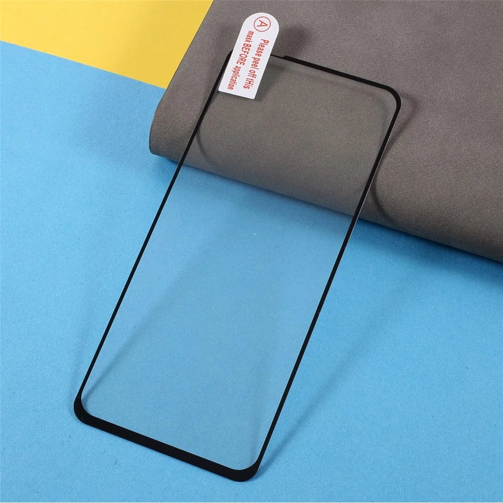 Full Glue Anti-Scratch Silk Print Tempered Glass Full Screen Coverage Protector Film for Asus Zenfone 8 - 6