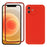 RURIHAI Full-Body Cell Phone Shell Cover Case Built-in Screen Protector for iPhone 12 mini 5.4 inch - Red - 1