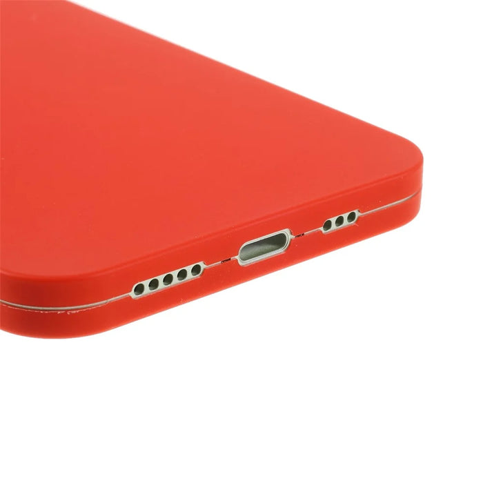 RURIHAI Full-Body Cell Phone Shell Cover Case Built-in Screen Protector for iPhone 12 mini 5.4 inch - Red - 5