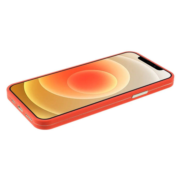 RURIHAI Full-Body Cell Phone Shell Cover Case Built-in Screen Protector for iPhone 12 mini 5.4 inch - Red - 7