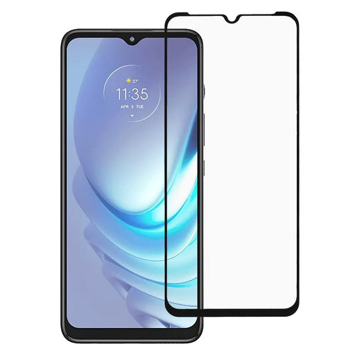 RURIHAI 0.26mm 2.5D Full Glue Secondary Hardening Tempered Glass Screen Protector for Motorola Moto G50 - 1