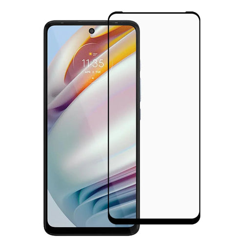 RURIHAI Ultra Thin 0.26mm 2.5D Secondary Hardening Tempered Glass Full Glue Screen Protector for Motorola Moto G60 - 1