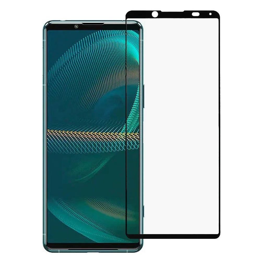 RURIHAI 0.26mm 2.5D Full Glue Secondary Hardening Tempered Glass Ultra Thin Screen Protector for Sony Xperia 5 III 5G - 1