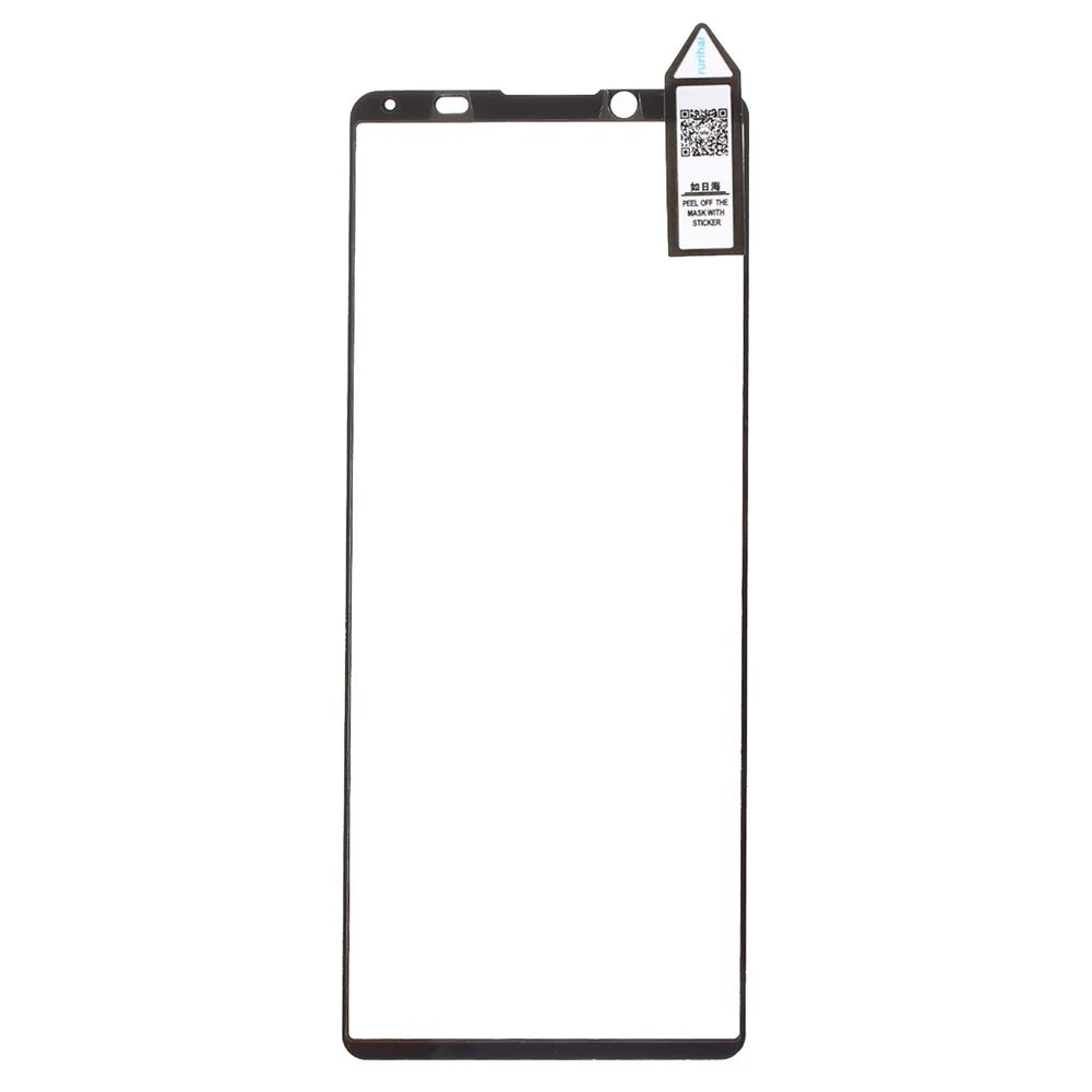 RURIHAI 0.26mm 2.5D Full Glue Secondary Hardening Tempered Glass Ultra Thin Screen Protector for Sony Xperia 5 III 5G - 6