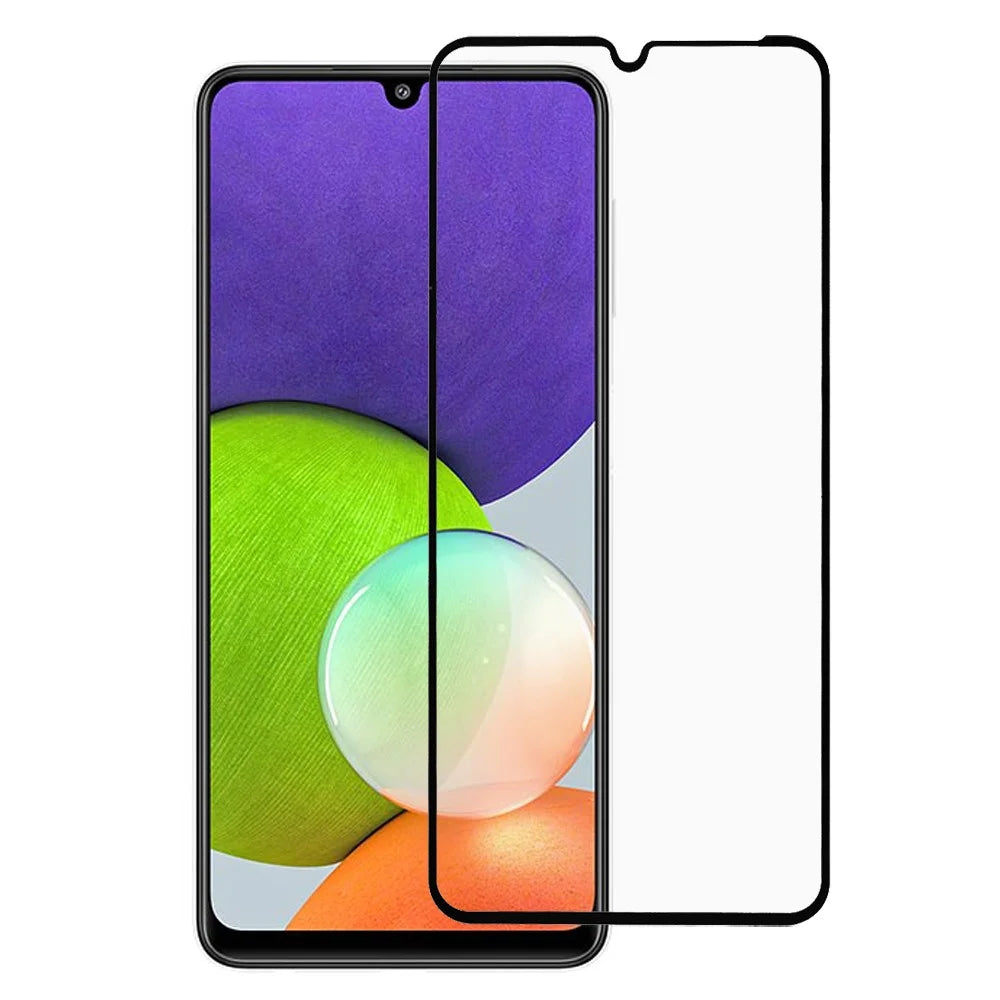 RURIHAI Full Glue Ultra Thin 0.26mm 2.5D Solid Defense Secondary Hardening Tempered Glass Screen Protector for Samsung Galaxy A22 4G (EU Version) - 1