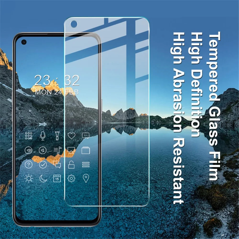 IMAK H Series High Definition Shatter-Proof Tempered Glass Film Screen Protector for Oppo Reno6 5G - 3