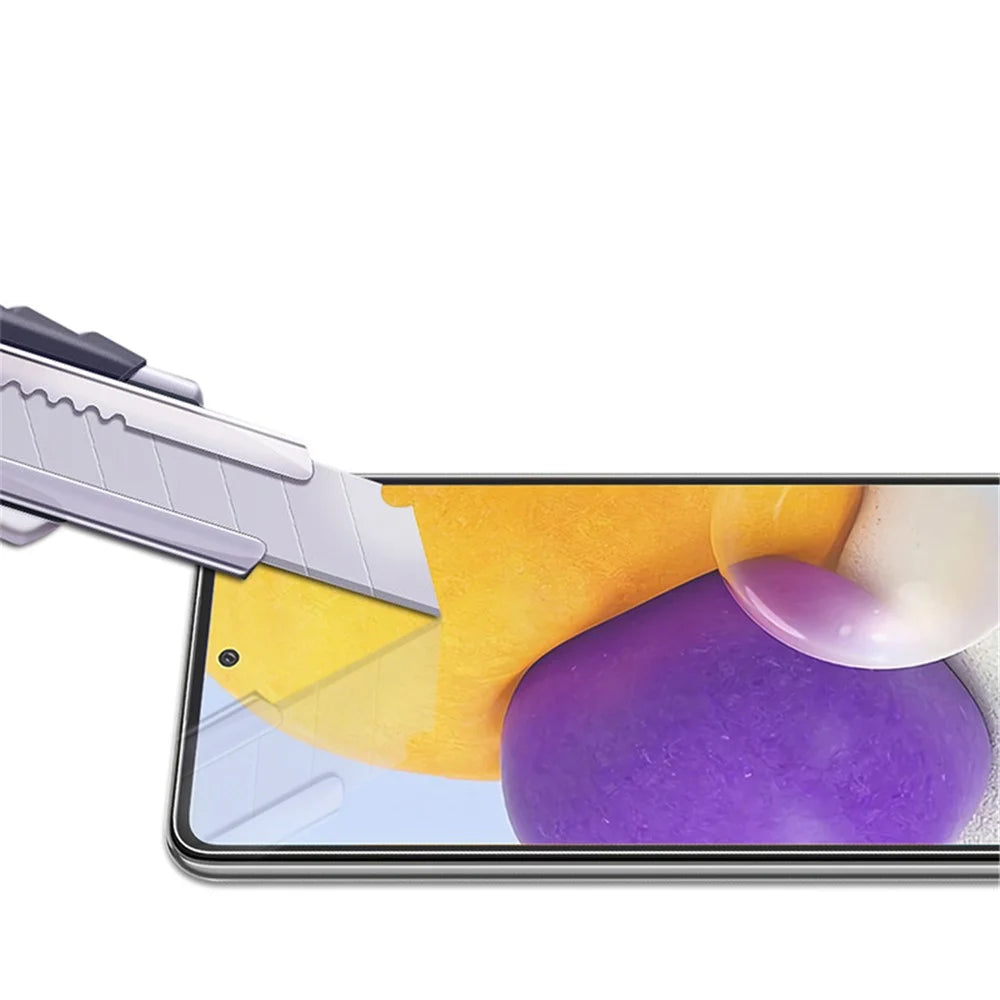 MOCOLO 2.5D Full Glue Tempered Glass High Transparency Screen Film for Samsung Galaxy A72 4G/5G - 5