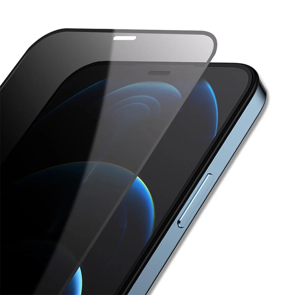 MOCOLO Full Glue Anti-peep Full Screen Coverage Silk Printing Tempered Glass Screen Protector Film for iPhone 12 6.1 inch/12 Pro 6.1 inch - 4