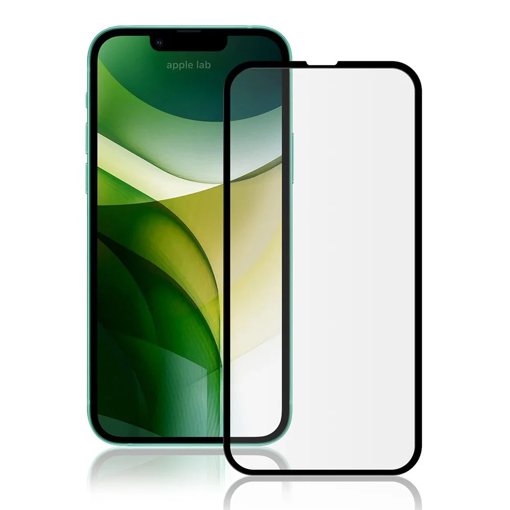 AMORUS Silk Printing Full Glue High Definition Tempered Glass Film Full Screen Covering Protector for iPhone 13 mini 5.4 inch - Black - 1