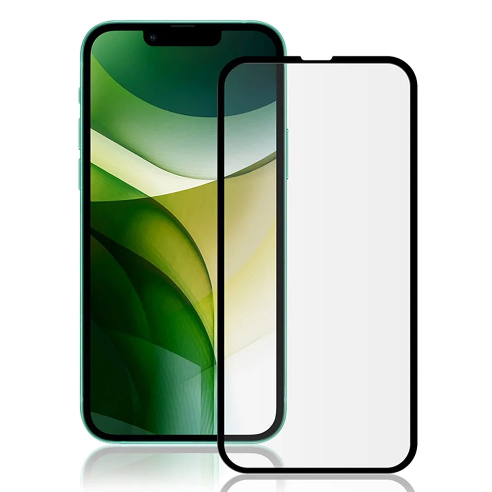 MOCOLO for iPhone 13 / 13 Pro / 14 Cold Carving 3D Curved Tempered Glass Film Full Size Full Glue HD Clear Screen Protector - 1
