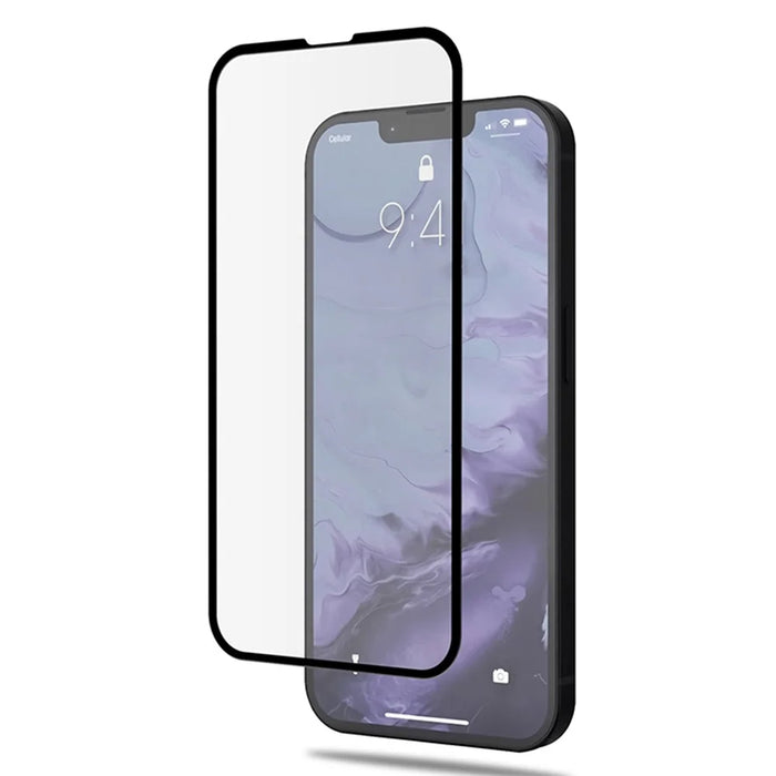 MOCOLO 3D Curved Tempered Glass Screen Protector for iPhone 13 Pro Max / 14 Plus, Clear Full Cover Full Glue Anti-explosion Film - Black - 3