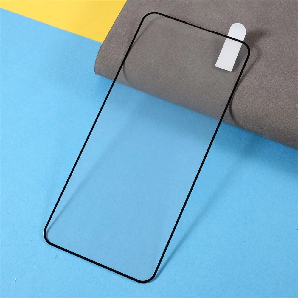 Full Glue Silk Printing Tempered Glass Anti-Burst Full Screen Coverage Protector for Oppo Reno6 5G - 3