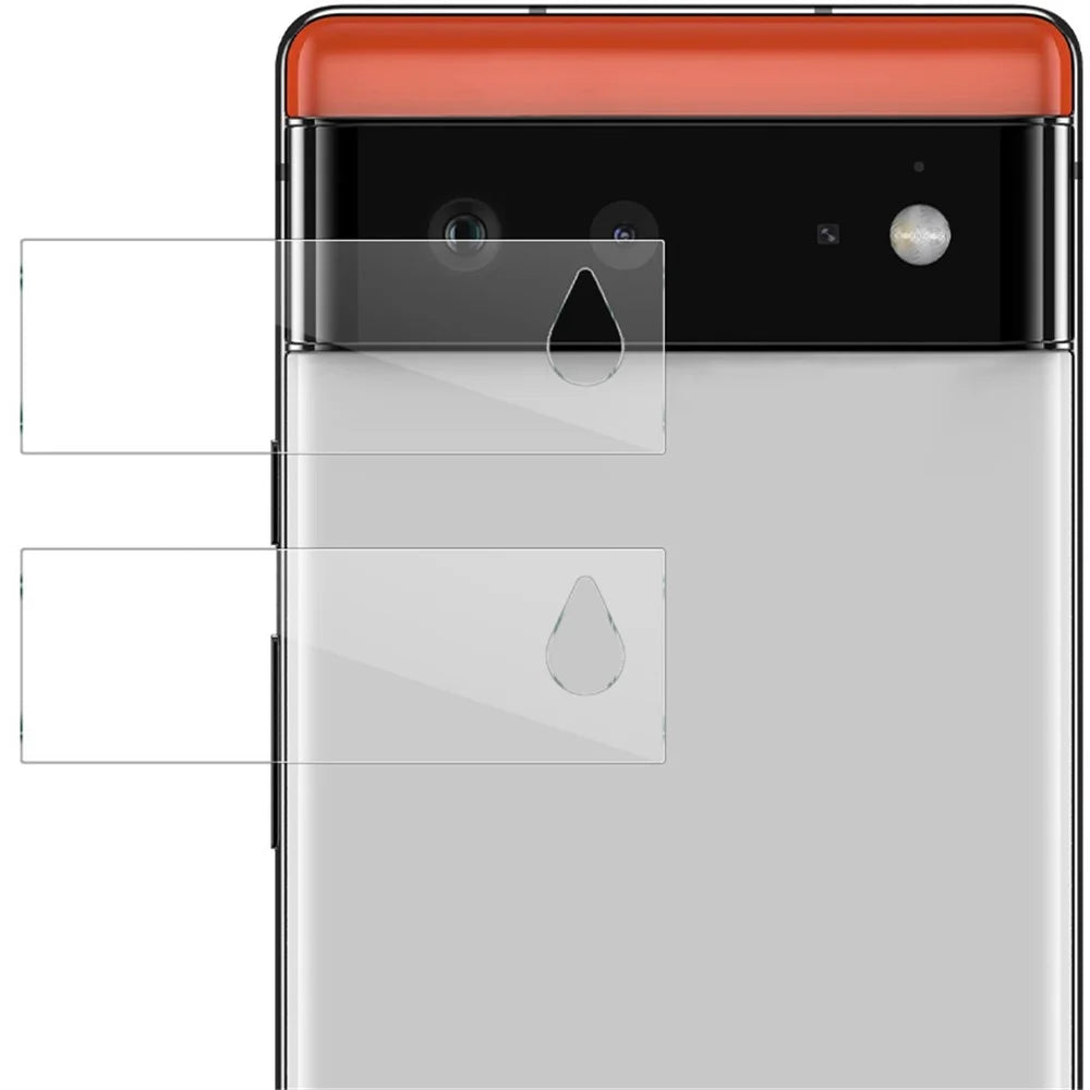 2Pcs/Pack IMAK High Definition Camera Lens Tempered Glass Film Protector for Google Pixel 6 - 1