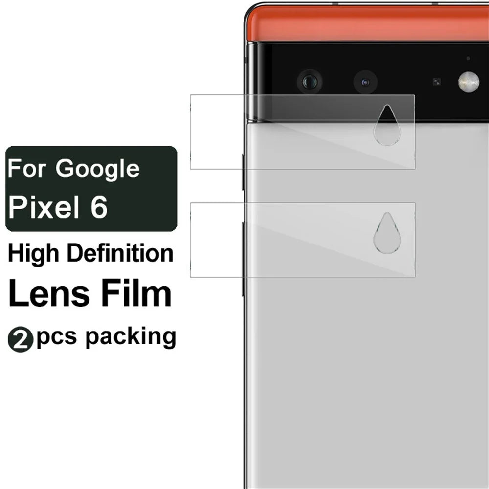 2Pcs/Pack IMAK High Definition Camera Lens Tempered Glass Film Protector for Google Pixel 6 - 3