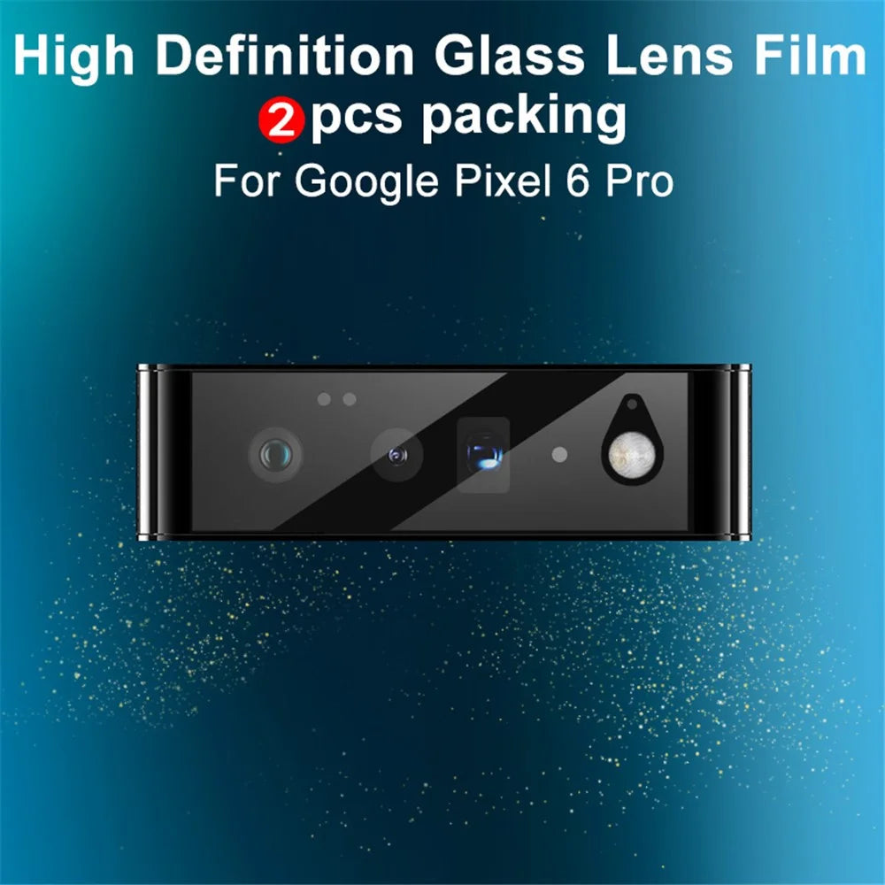 2Pcs/Pack IMAK High Definition Anti-scratch Camera Lens Tempered Glass Protective Film for Google Pixel 6 Pro - 3