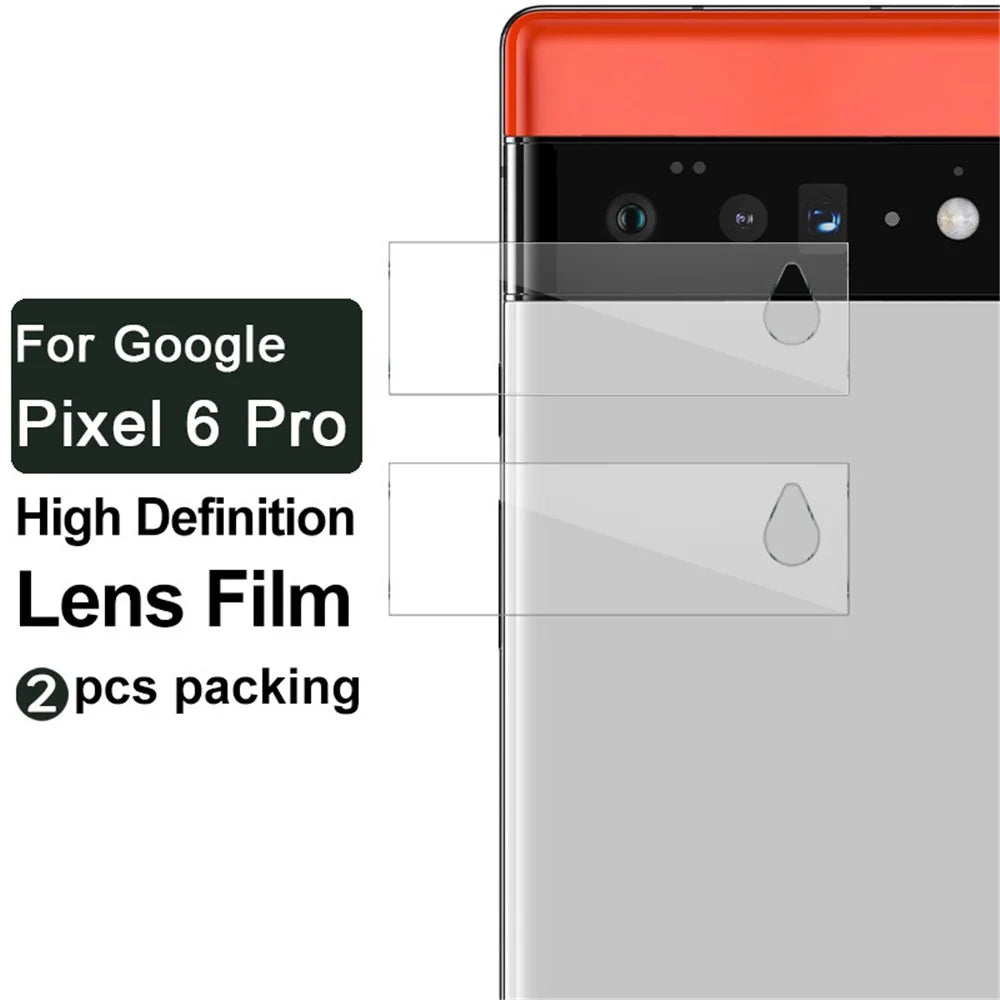 2Pcs/Pack IMAK High Definition Anti-scratch Camera Lens Tempered Glass Protective Film for Google Pixel 6 Pro - 4
