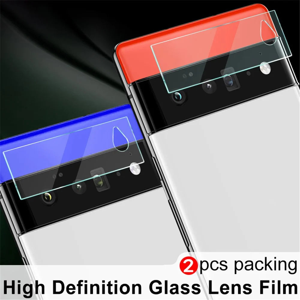 2Pcs/Pack IMAK High Definition Anti-scratch Camera Lens Tempered Glass Protective Film for Google Pixel 6 Pro - 5