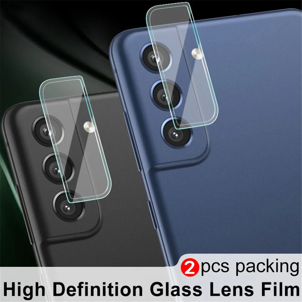 2Pcs/Pack IMAK Ultra Clear Camera Lens Protective Tempered Glass Film Cover for Samsung Galaxy S21 FE 5G - 2
