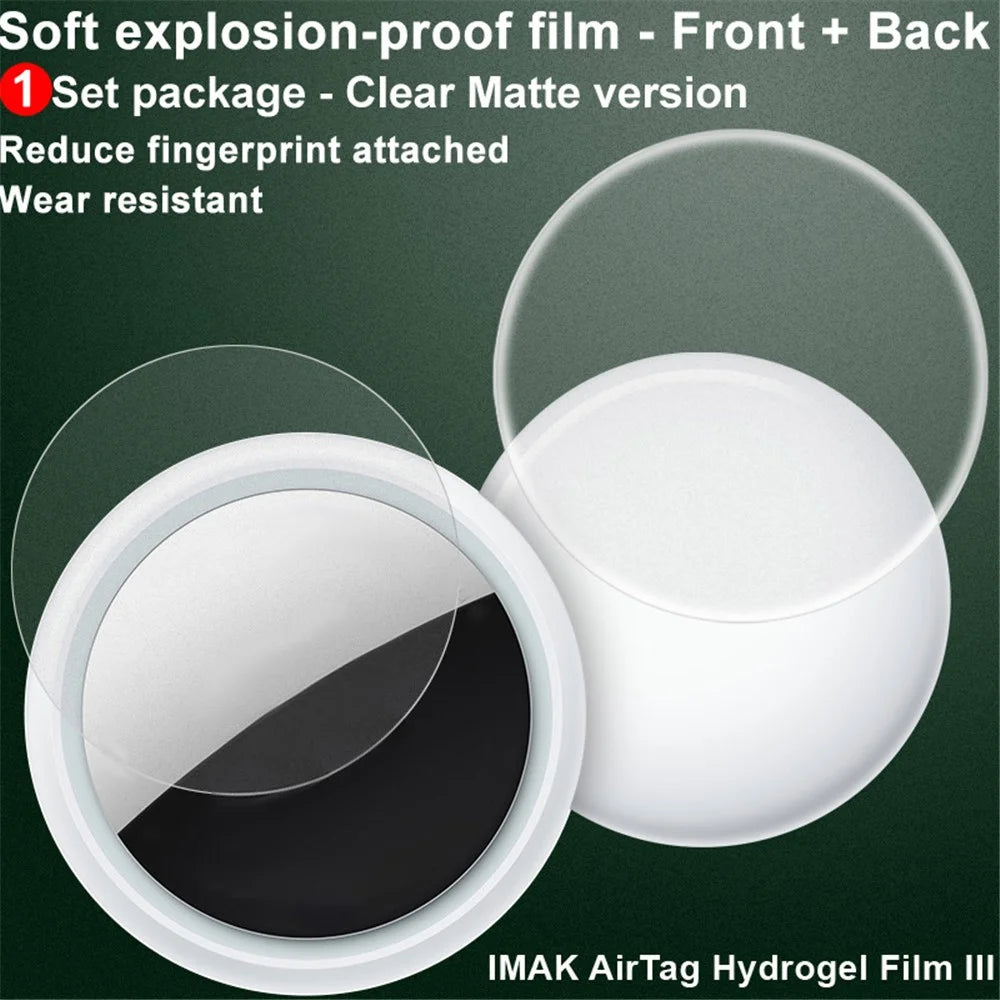 IMAK Ultra Clear TPU Hydrogel Film III HD Front and Back Soft Film for AirTag - 2
