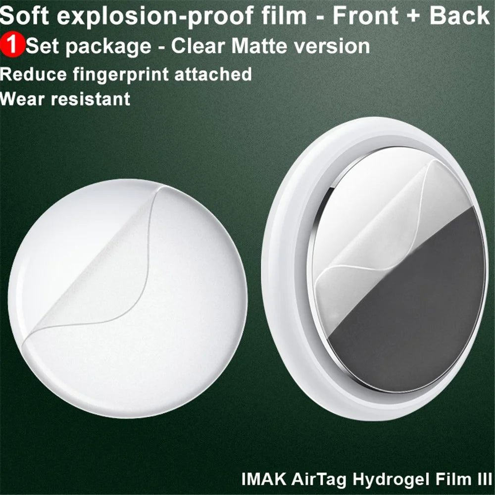 IMAK Ultra Clear TPU Hydrogel Film III HD Front and Back Soft Film for AirTag - 3
