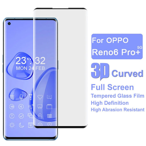 IMAK 3D Curved Full Screen HD Tempered Glass Screen Protector for Oppo Reno6 Pro+ 5G/Pro 5G (Snapdragon) - 2