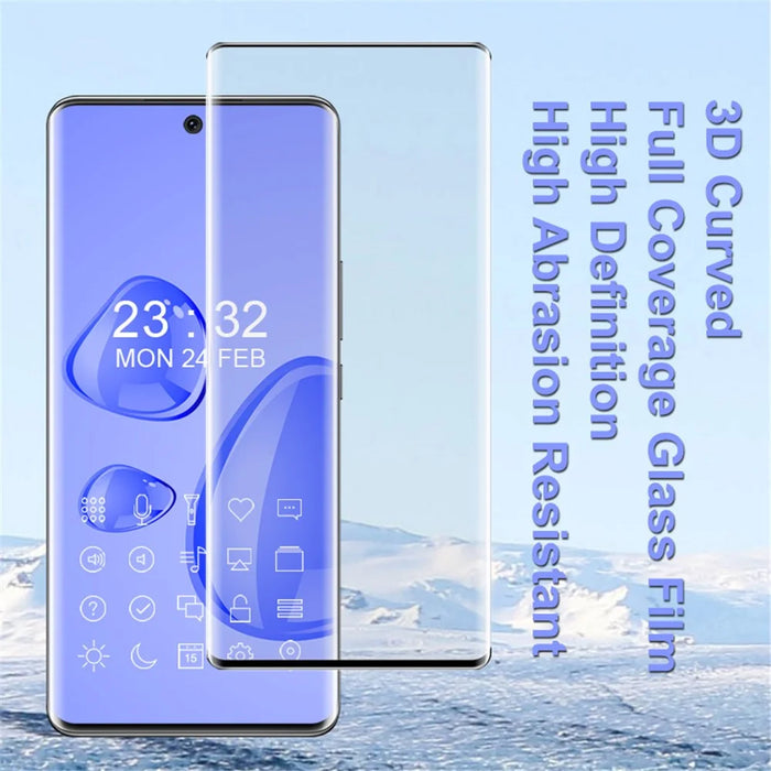 IMAK Anti-scratch 3D Curved Tempered Glass Screen Protector Full Covering Film for Honor 50 - 4
