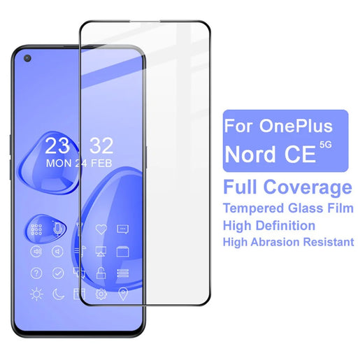 IMAK Pro+ Explosion-proof HD Full Size Tempered Glass Screen Protector Film for OnePlus Nord CE 5G - 2