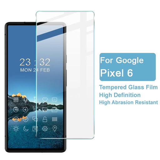 IMAK H Series Tempered Glass Screen Protector for Google Pixel 6 Shatter-Proof Ultra Clear Film - 2
