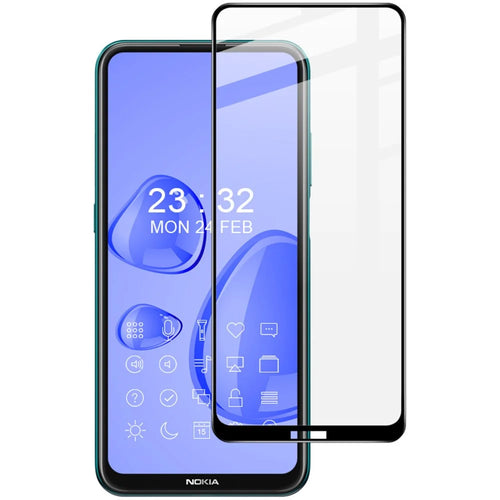 IMAK Pro+ Series Full Glue HD Complete Covering Tempered Glass Screen Film for Nokia X10/ X20 - 1