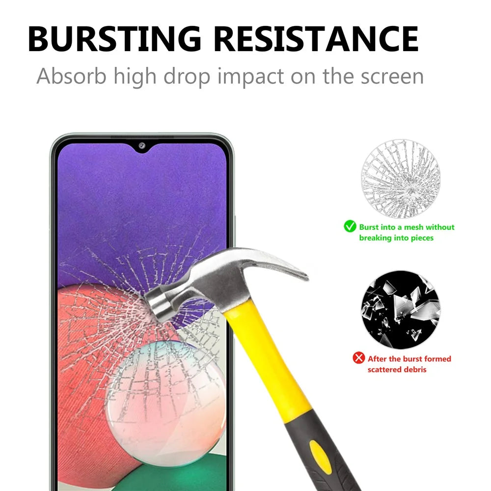 Ultra Clear Anti-Explosion Tempered Glass Film Black Edges Full Glue Full Covering Screen Protector for Samsung Galaxy A22 5G (EU Version) - 2