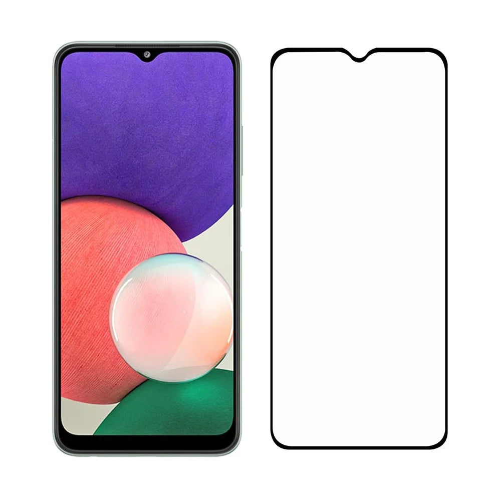 Ultra Clear Anti-Explosion Tempered Glass Film Black Edges Full Glue Full Covering Screen Protector for Samsung Galaxy A22 5G (EU Version) - 7