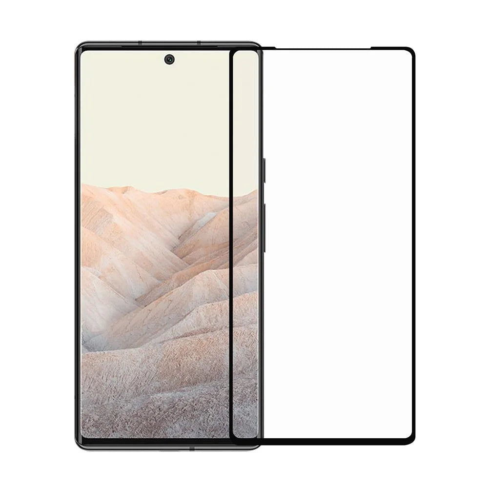 Anti-Explosion Tempered Glass Film Black Edges Full Glue Screen Protector for Google Pixel 6 - 1