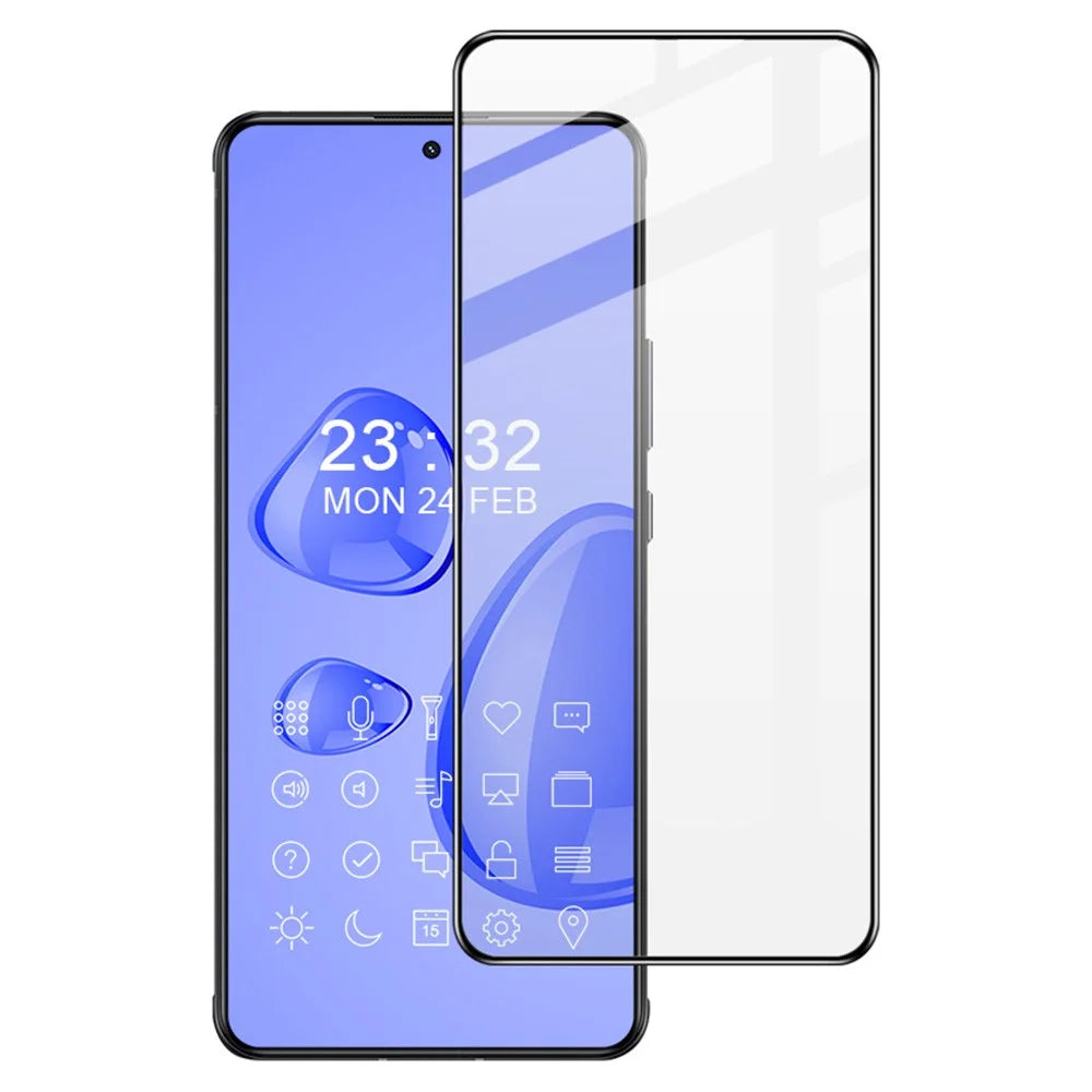 IMAK Pro+ Series for ZTE nubia Red Magic 6R Full Coverage Full Glue Screen Protector High Definition Clear 9H Hardness Tempered Glass Film - 1