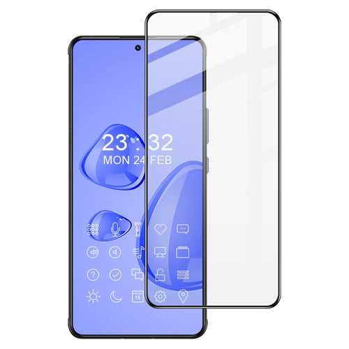 IMAK Pro+ Series for ZTE nubia Red Magic 6R Full Coverage Full Glue Screen Protector High Definition Clear 9H Hardness Tempered Glass Film - 1
