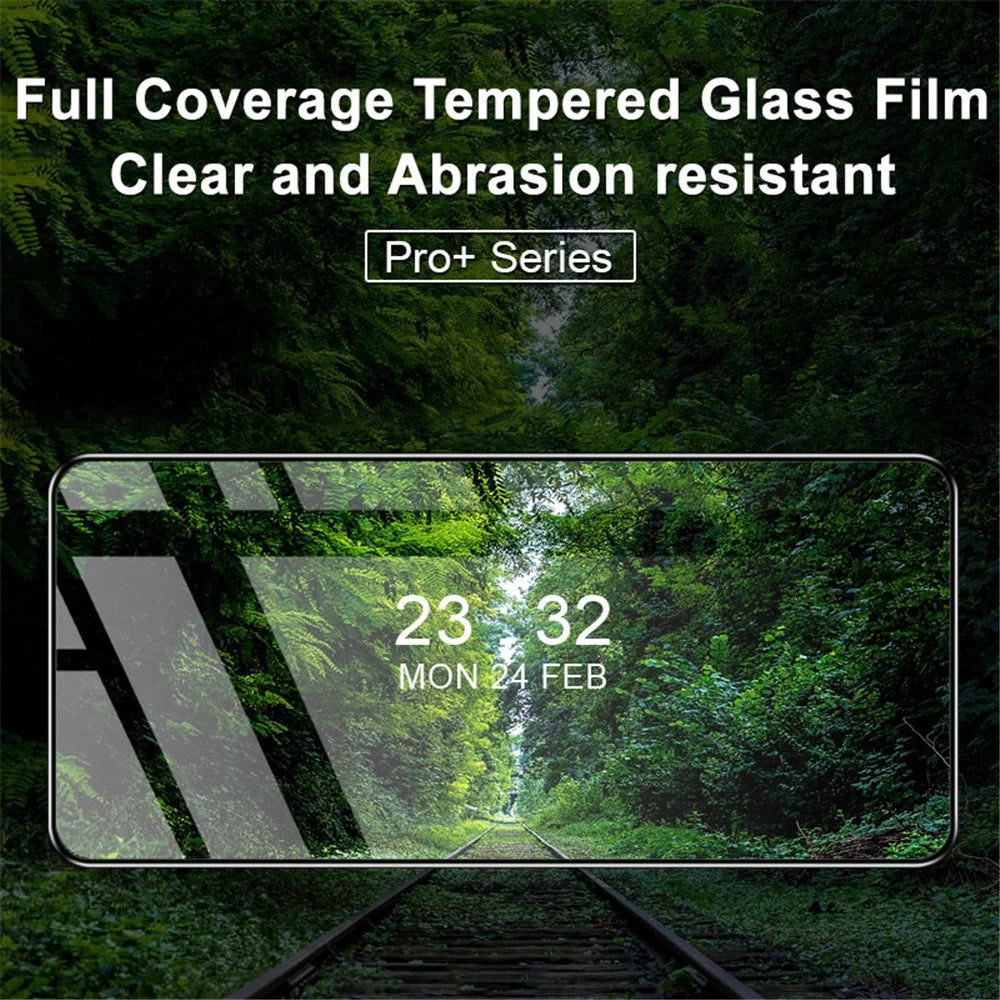 IMAK Pro+ Series for ZTE nubia Red Magic 6R Full Coverage Full Glue Screen Protector High Definition Clear 9H Hardness Tempered Glass Film - 3