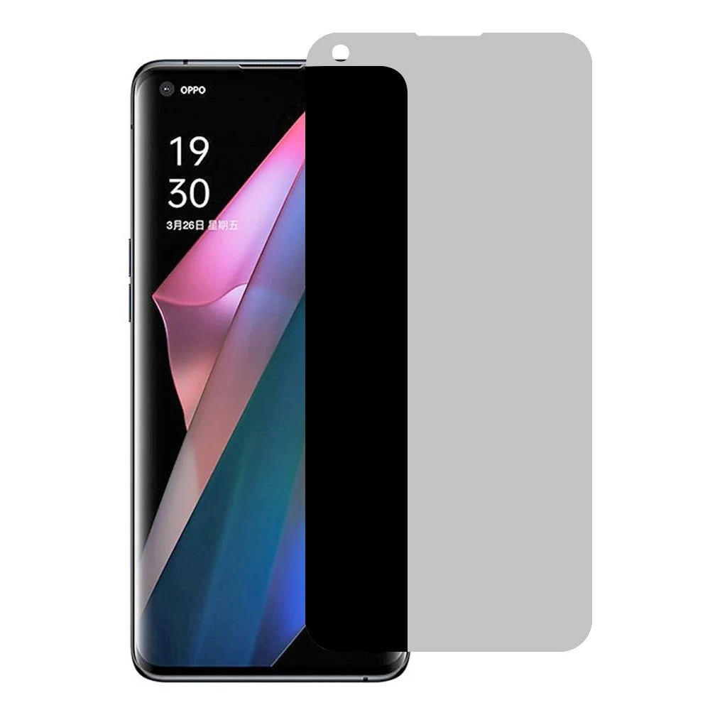 For Oppo Find X3 / OnePlus 9 Pro HD Clear High Sensitivity 180 Degree Anti-Peep Film Soft TPU Hydrogel Privacy Screen Protector - 1