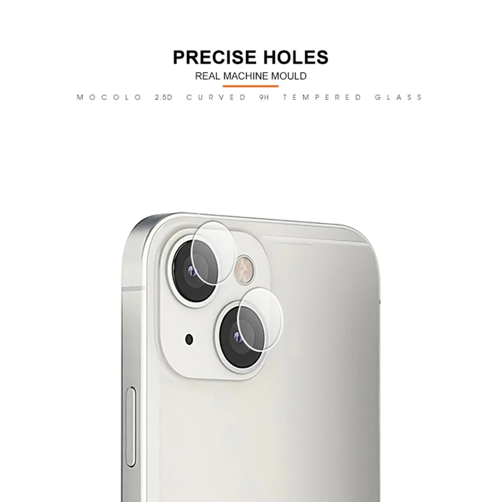 MOCOLO Ultra Clear Anti-Fingerprint Tempered Glass Camera Lens Protector Film for iPhone 13 6.1 inch - 4