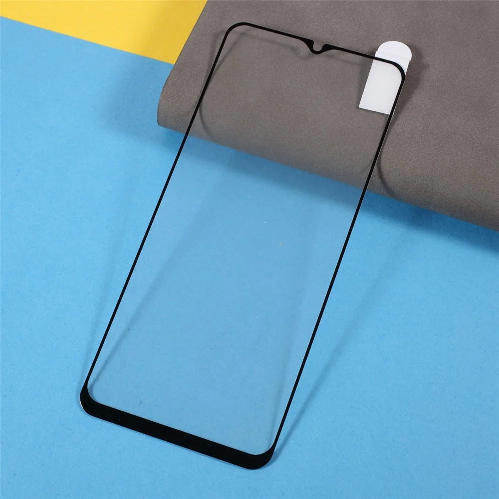 Full Screen Coverage Silk Printing Full Glue Tempered Glass Screen Protector for Samsung Galaxy A22 5G (EU Version) - 3
