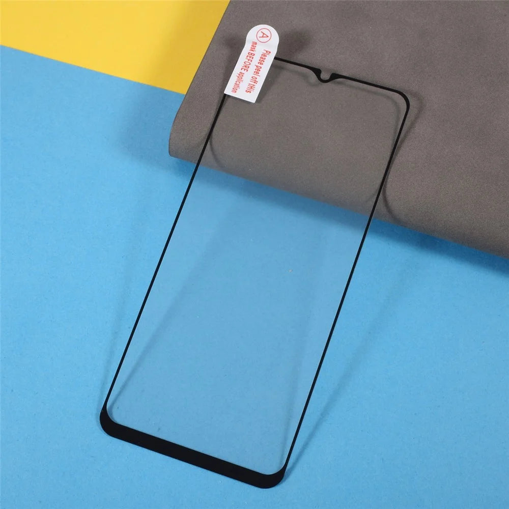 Full Screen Coverage Silk Printing Full Glue Tempered Glass Screen Protector for Samsung Galaxy A22 5G (EU Version) - 6