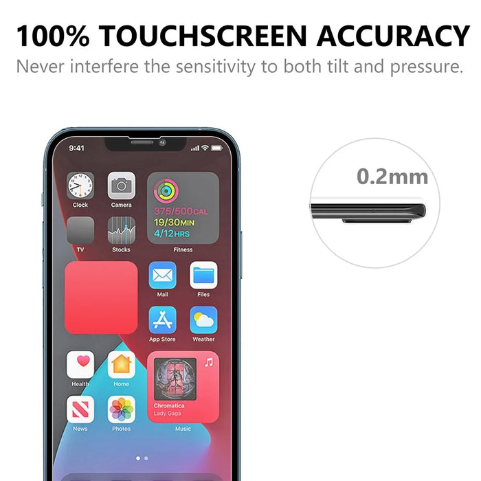 2PCS 9H 2.5D Tempered Glass Screen Protector for iPhone 13 mini 5.4-inch - 6