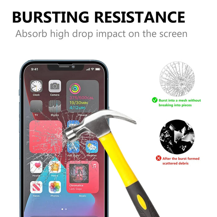 For iPhone 13 mini 5.4 inch 2.5D Curved Protective Film Scratch-Resistant Touch Tempered Glass Screen Protector - 2
