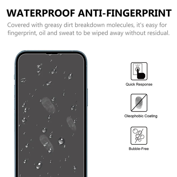 For iPhone 13 mini 5.4 inch 2.5D Curved Protective Film Scratch-Resistant Touch Tempered Glass Screen Protector - 4